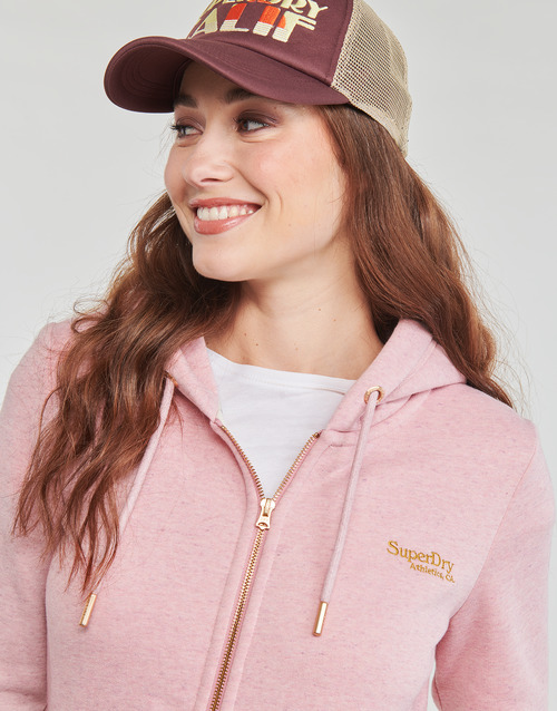 Superdry - ESSENTIAL LOGO ZIP HOODIE - Rose