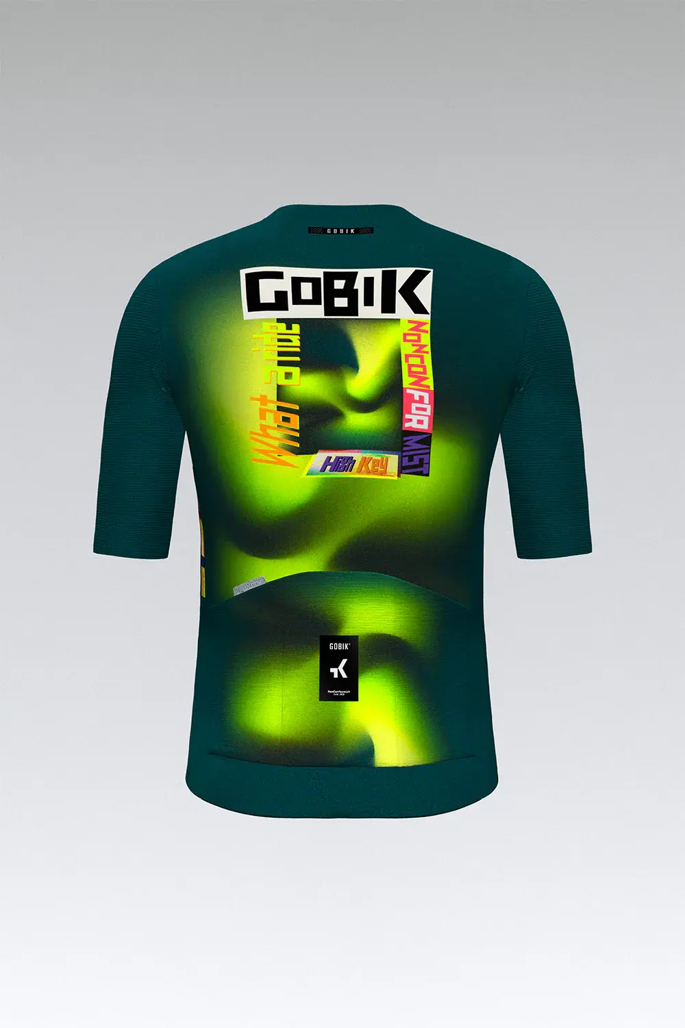 Gobik Attitude 2.0 Fietsshirt Korte Mouwen Groen/Geel Heren
