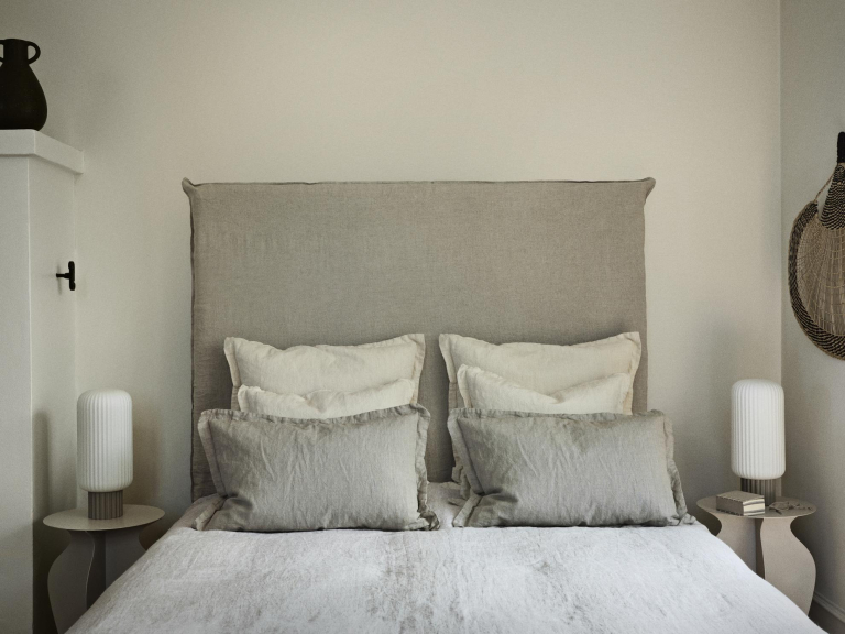 Broste Copenhagen Linn kussenhoes 40x60 Dove Grey
