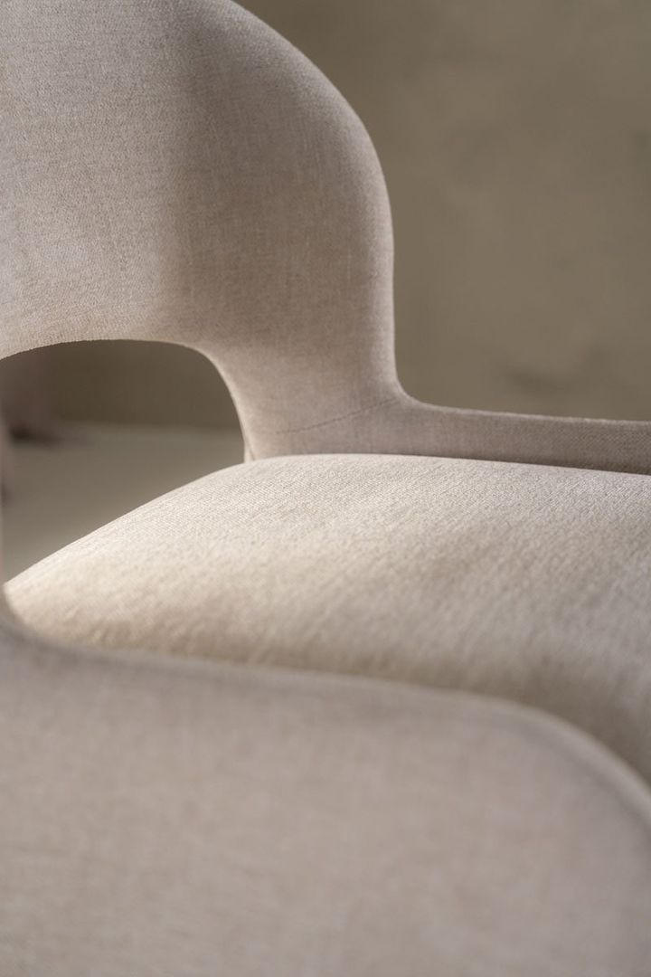 Eetkamerstoel Odette Beige van Eleonora