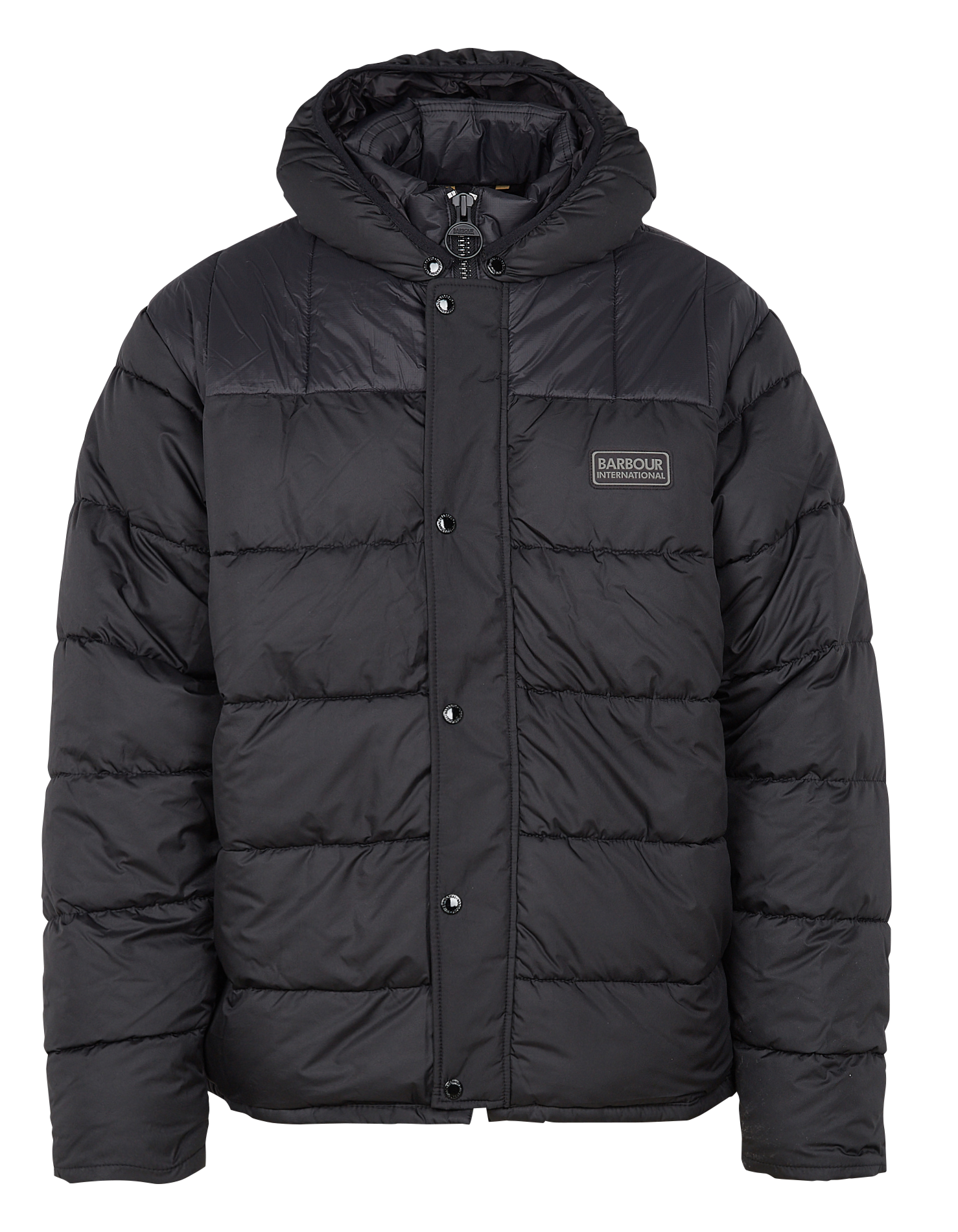 INTL PEAK BAFFLE - Doudoune à capuche | Noir