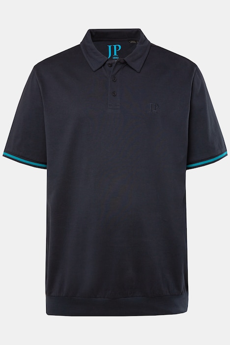 Poloshirt, Bauchfit, Jersey, Streifenbündchen, XXL bis 10XL