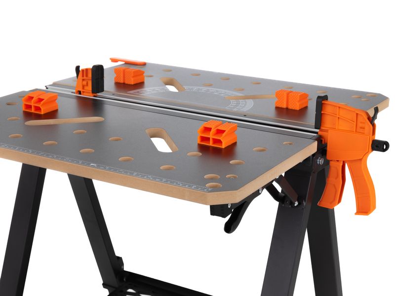STRUCT Mobile Werkbank klappbar, 450 kg Vielseitig einsetzbarer Arbeitstisch