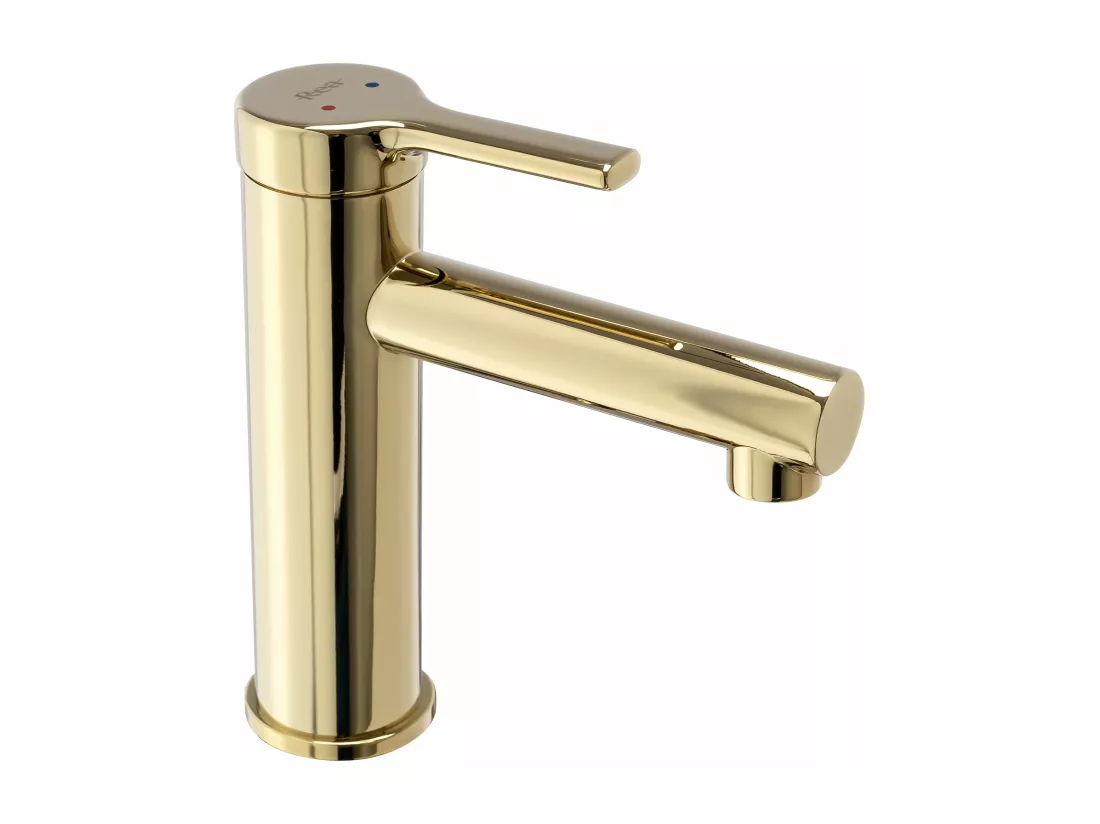 Robinet De Lavabo Rea Js-650101G Pixel Low Gold