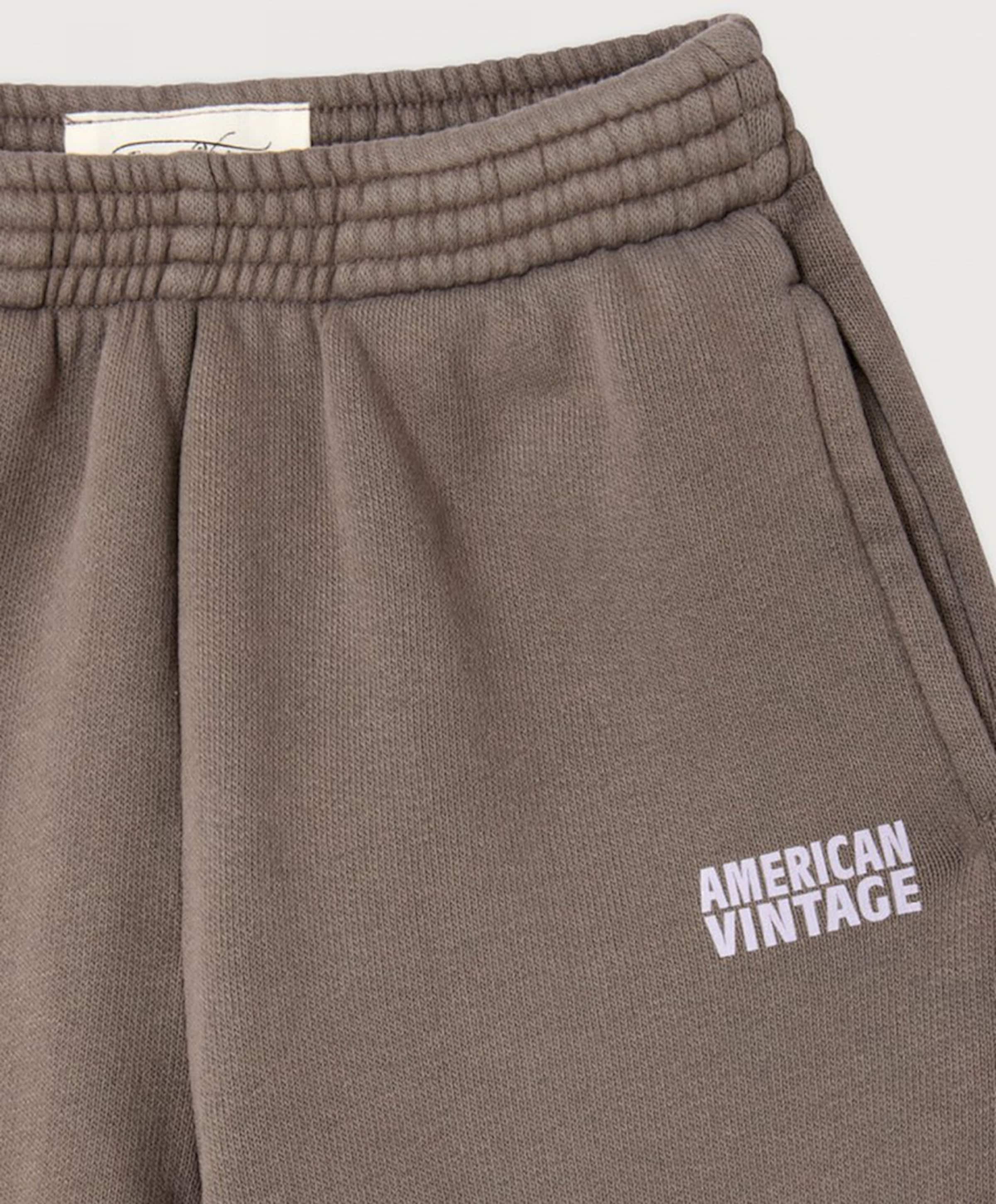 American Vintage Izubird uniseks broek  bruin