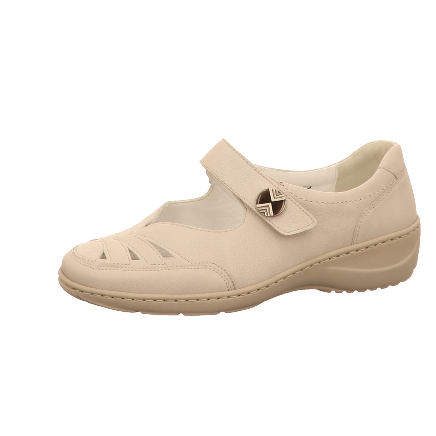 Waldläufer Spangenschuh weiß weiss/weiss kombi