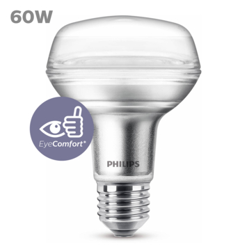 Philips LED reflector E27 60W niet dimbaar