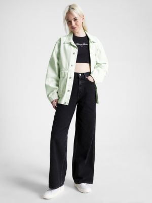 Jaqueta jeans reciclada oversized