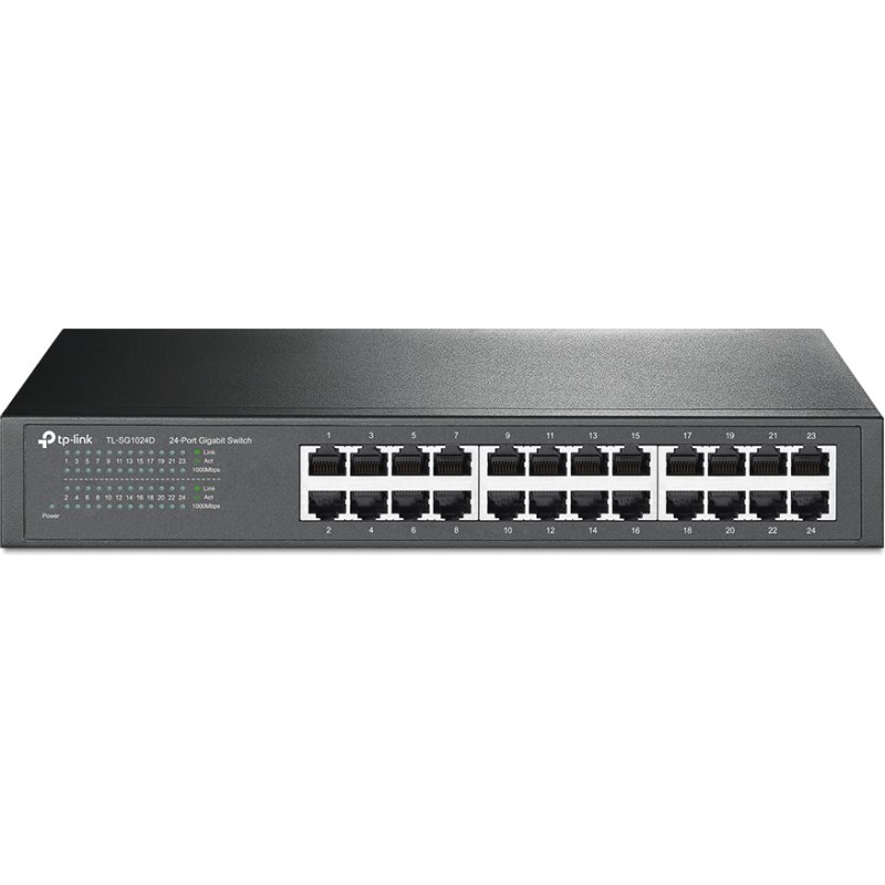 TP-Link TL-SG1024D Non-géré Gigabit Ethernet (10/100/1000) Gris
