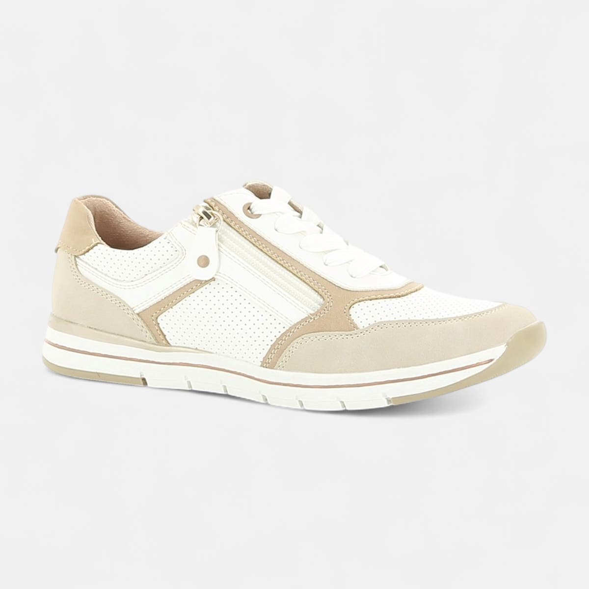 Baskets basses Femme beige