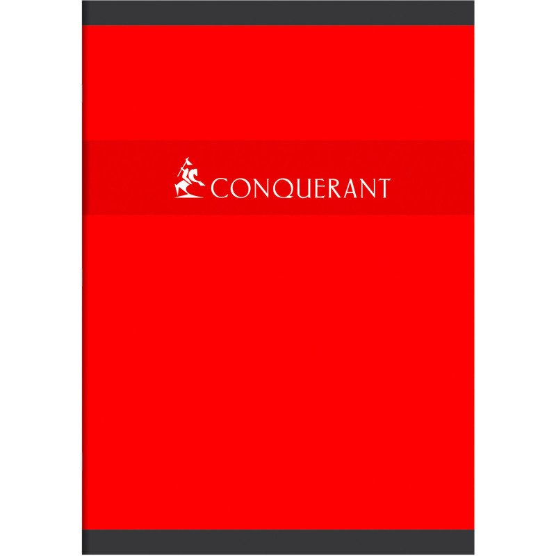 Cahier piqué Conquérant Sept A4 21 x 29,7 cm grands carreaux 96 pages