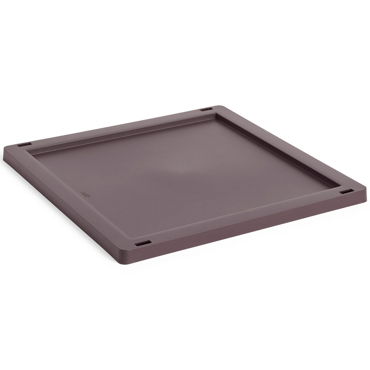 HAY Colour Crate Medium Square Cube lokk, bordeaux