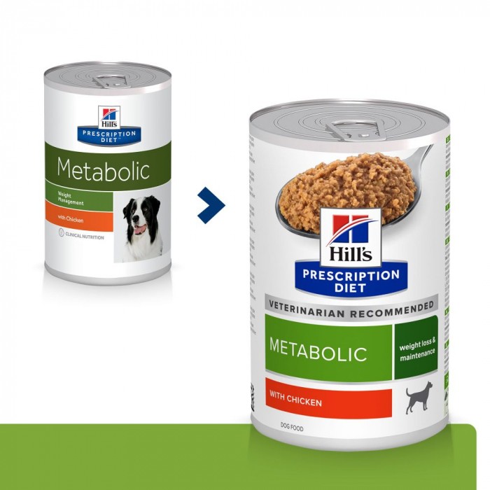 HILL'S Prescription Diet Metabolic en terrine au poulet - Pâtée pour chien