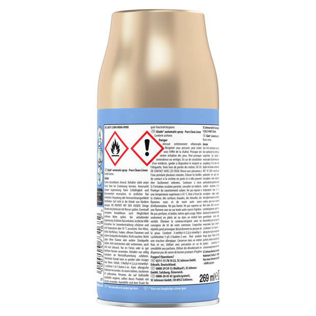 Glade automatische spray houder navul Pure Clean Linen