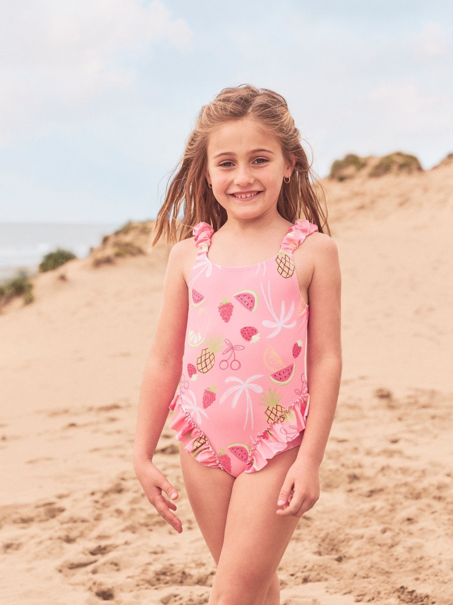 Angel & Rocket Emmie-badpak met fruitprint