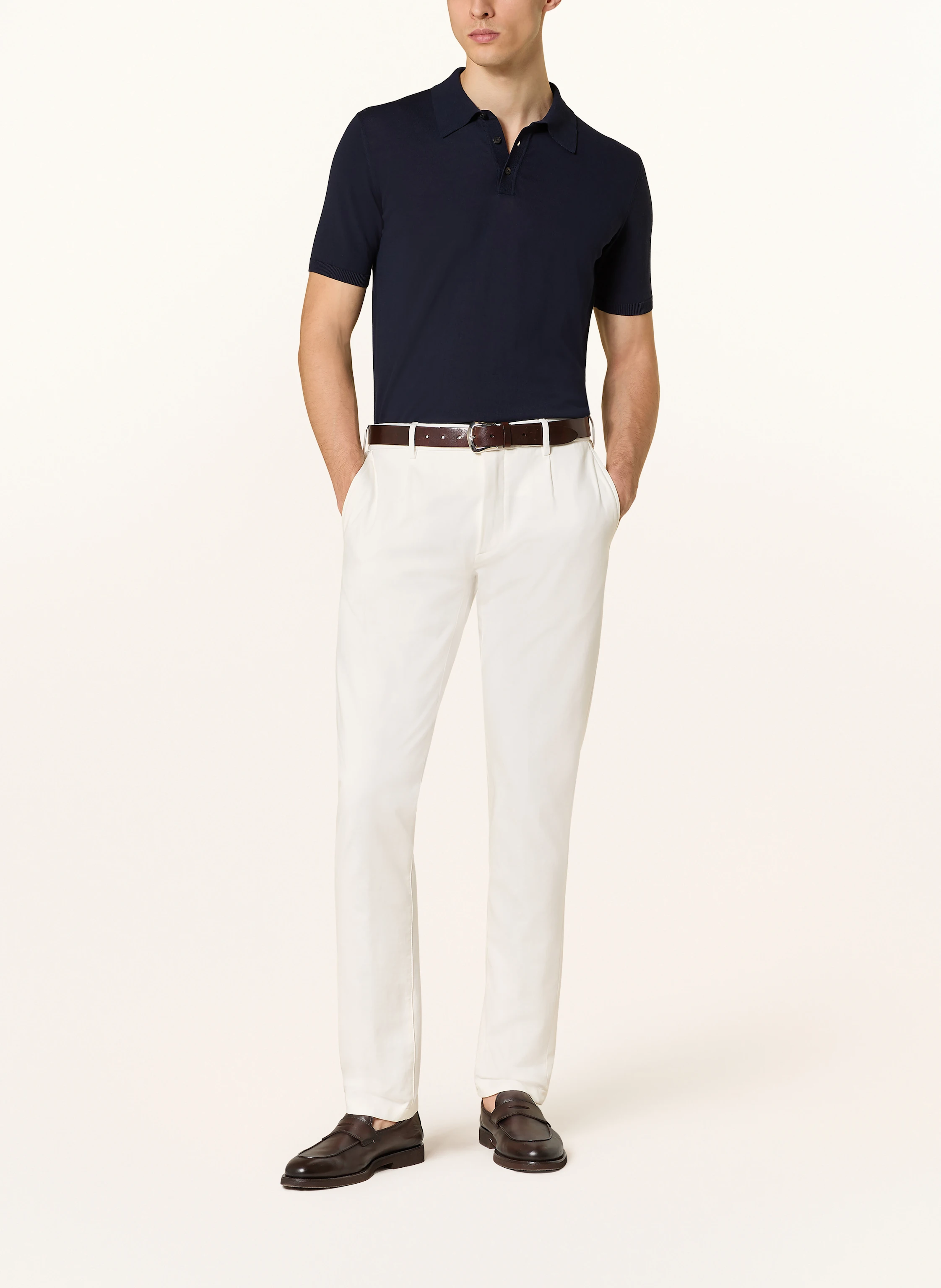 roberto collina Strick-Poloshirt