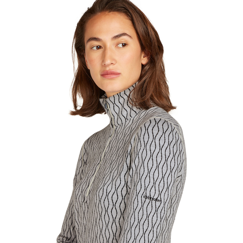 Icebreaker Damen 260 Vertex On-Piste Half Zip Longsleeve