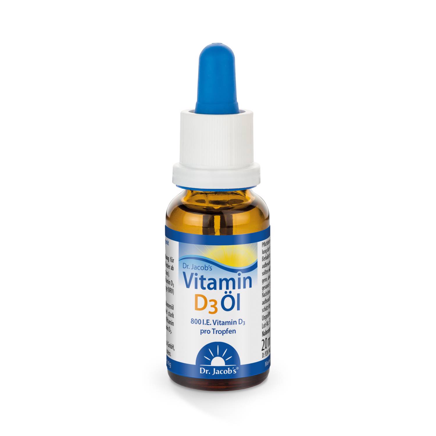 DR. JACOB'S Vitamin D3 Öl Tropfen Öl 800 IE Pip Fl 20 ml