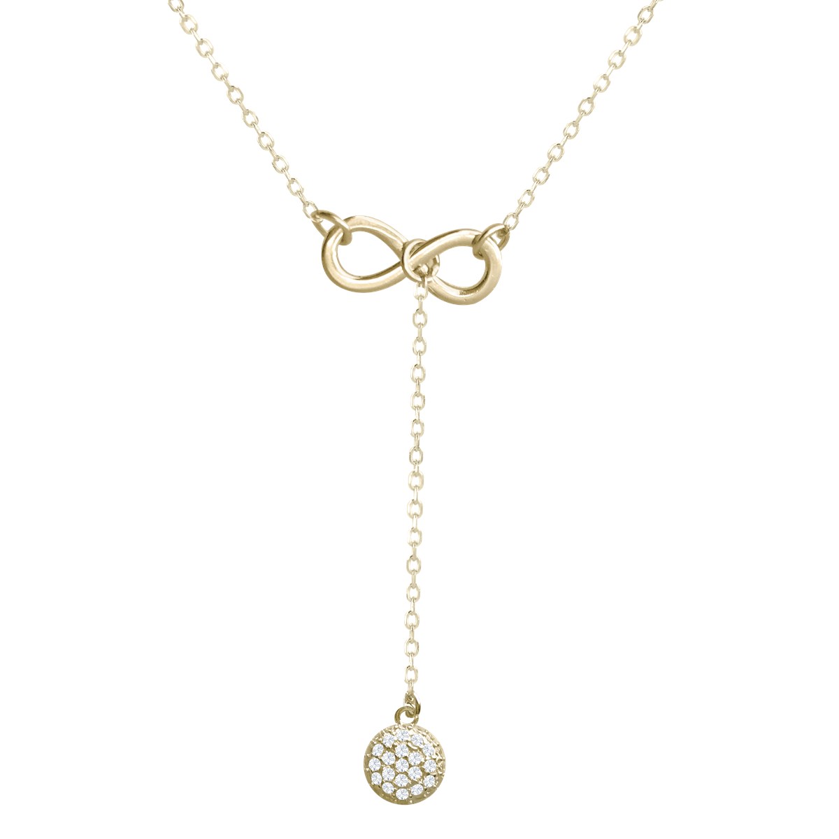 Collier plaqué or oxyde