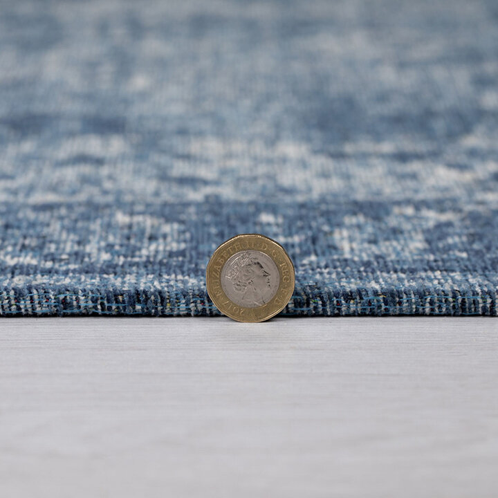 Oosterse loper - Mannito Antique Blauw