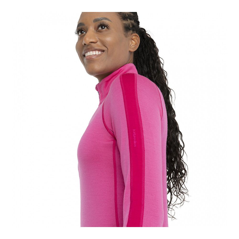 Icebreaker ZONEKNIT 260 - Sous-couche Femme tempo/electron pink/cb