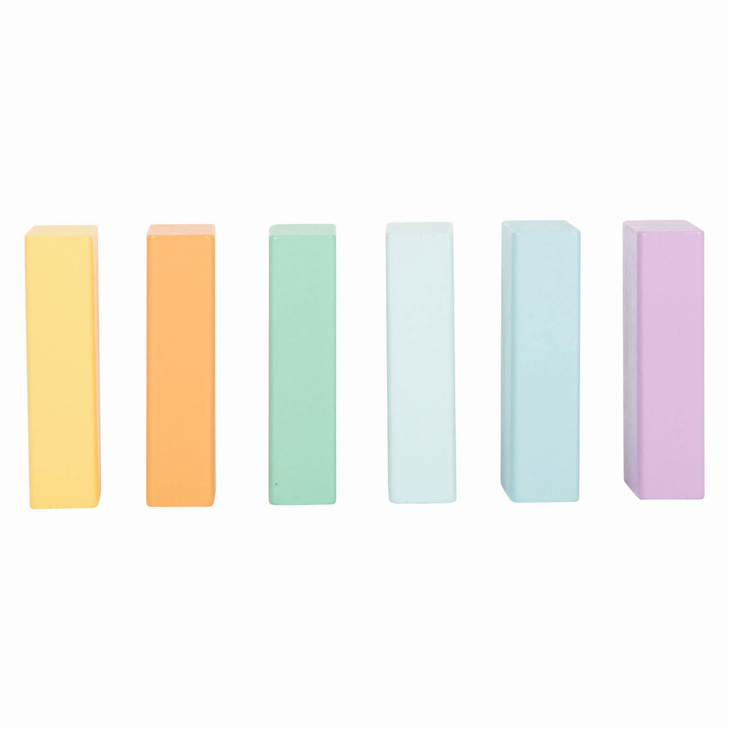 Small Foot - Houten Bouwblokken Pastel, 50dlg.
