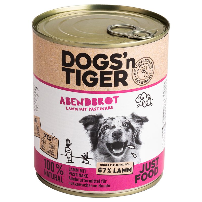 Dogs'n Tiger Adult 6 x 800 g pour chien