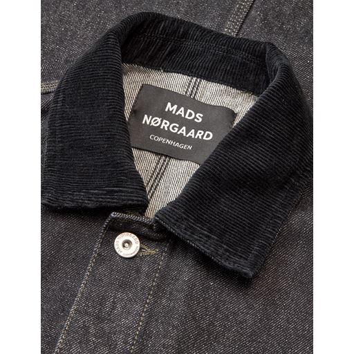 Mads Nørgaard Arizona Black Denim Chore Jakke, Black, 54