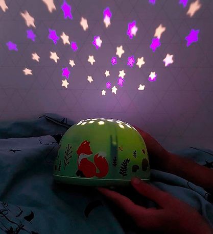 A Little Lovely Company Projektorlampe - 14x9 cm - Forest Kosten
