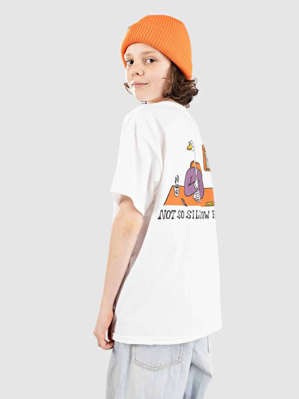 A.LAB Not So Silly Kids T-Shirt white