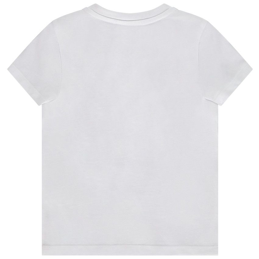 T-shirt manches courtes print animal pour bébé garçon - Blanc