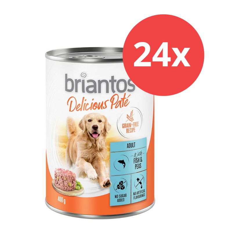 Lot Briantos Delicious Paté 24 x 400 g ✓ pas cher