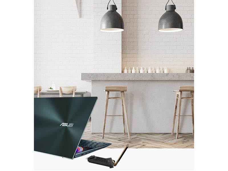ASUS WLAN-AX USB-Stick USB-AX56 ohne Standfuss Dual-Band AX1800 USB-WLAN-Adapter