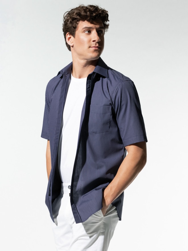 Extraglatt-Hemd Zip & Go