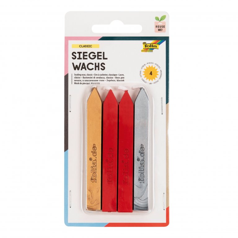 Siegelwachsstangen mit Docht