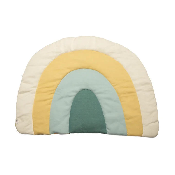 Sebra - Spieldecke Regenbogen, dusty green