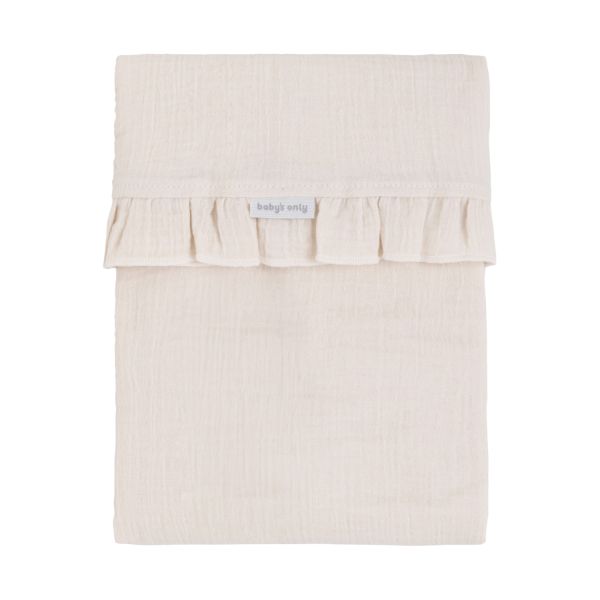 Baby's Only Calm Ledikantlaken met Ruffle - 120x150 cm - Warm Linen
