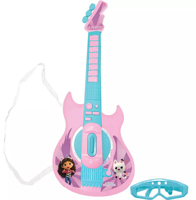 Gabby's Dollhouse Elektrisk Lekegitar & Briller med Mikrofon