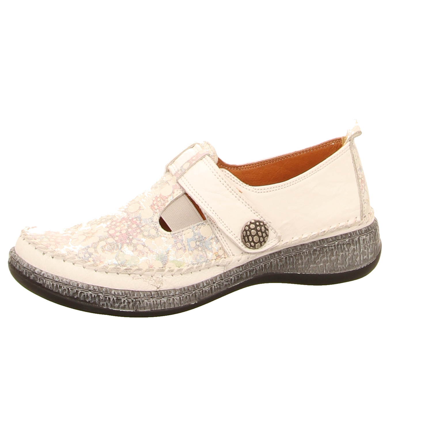 Pölking Slipper weiß weiss/weiss kombi