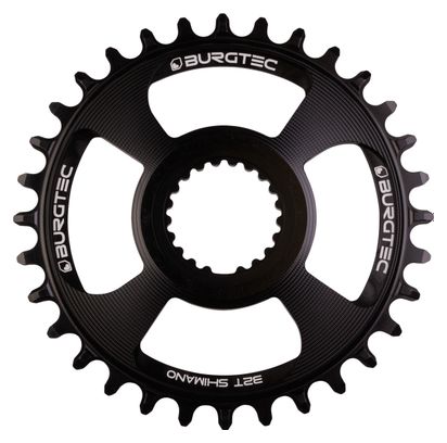 Plateau Burgtec Direct Mount Shimano Narrow Wide 12V Noir