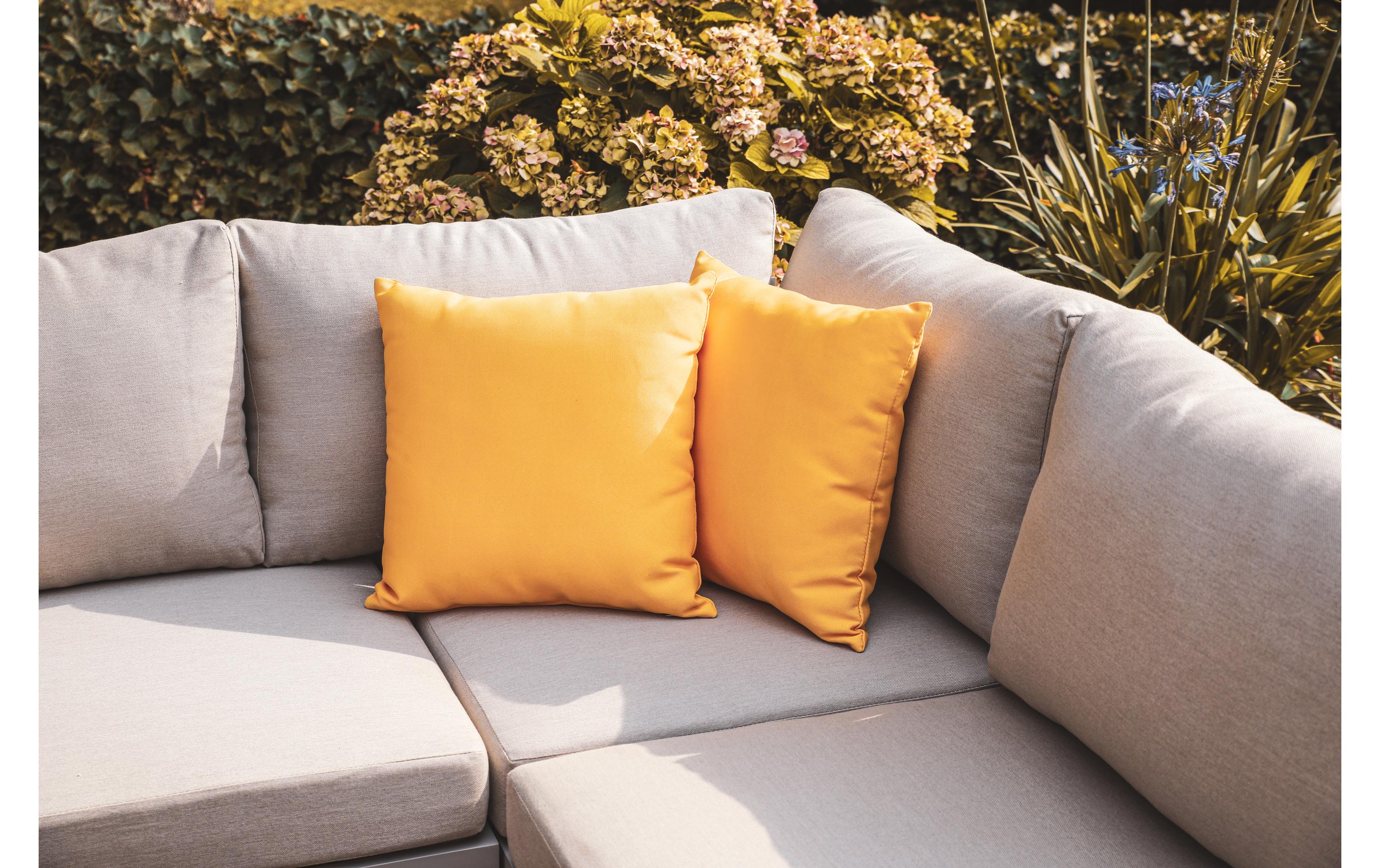 Loungeset Aruba, Grau, 3 Sitzplätze<br>Lounge-Set für Garten, Wintergarten, Terrasse und Sitzecken im Indoor-Bereich