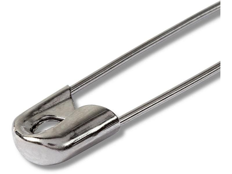 Prym Sicherheitsnadel Silber, Nr. 3, 50 mm Sicherheitsnadeln für den universellen Gebrauch
