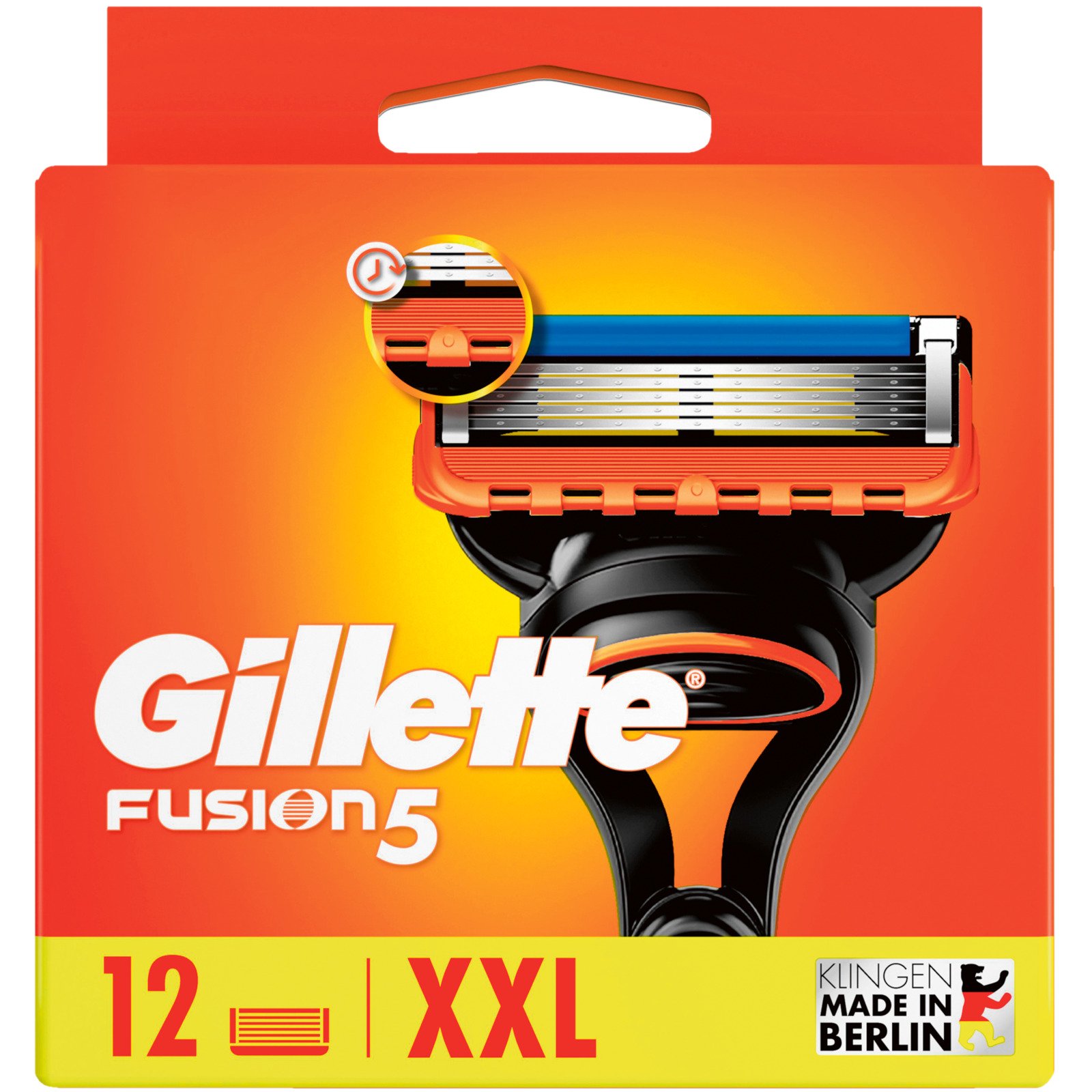 Gillette Rasierklingen Fusion 5, 12 Stück
