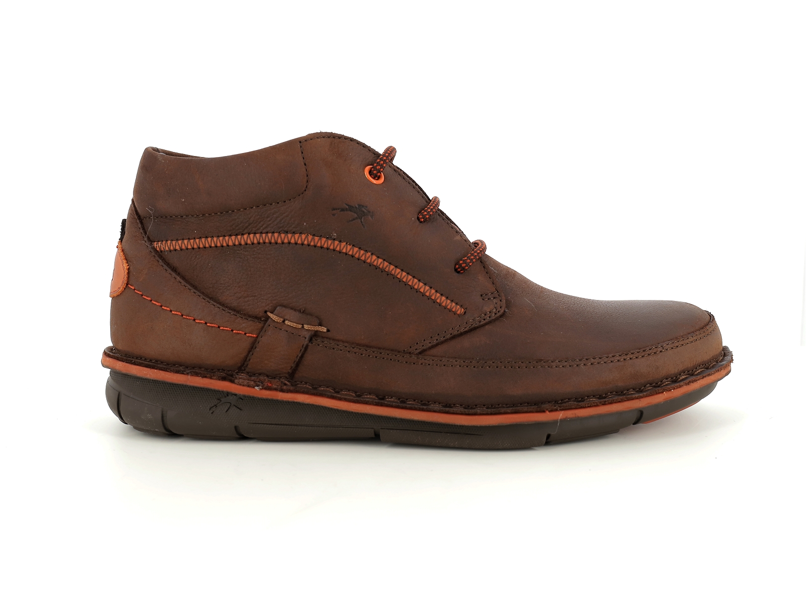 Fluchos-F1028 Cuir gras Marron Foncé