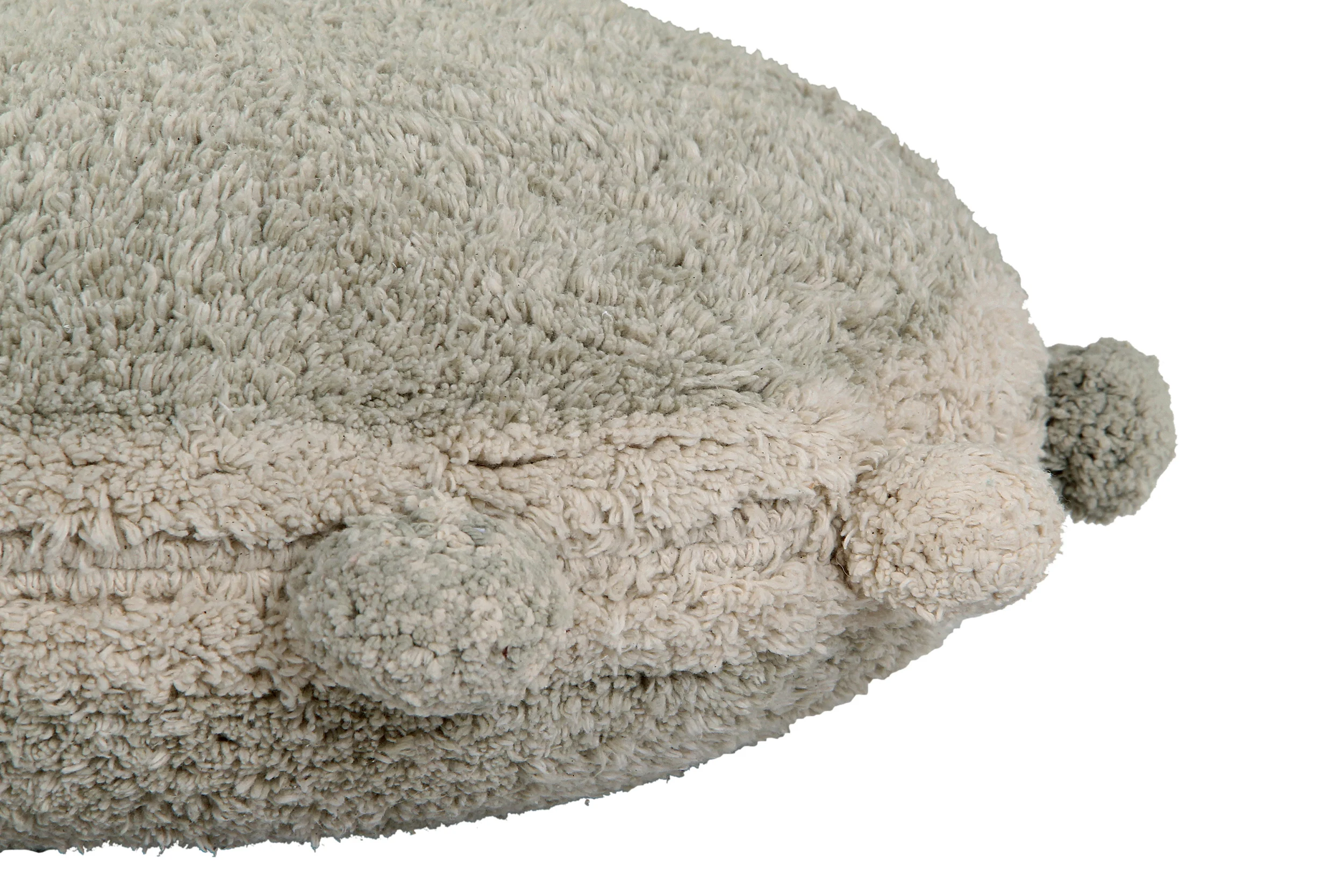 BULLE - Coussin de sol en coton | Vert