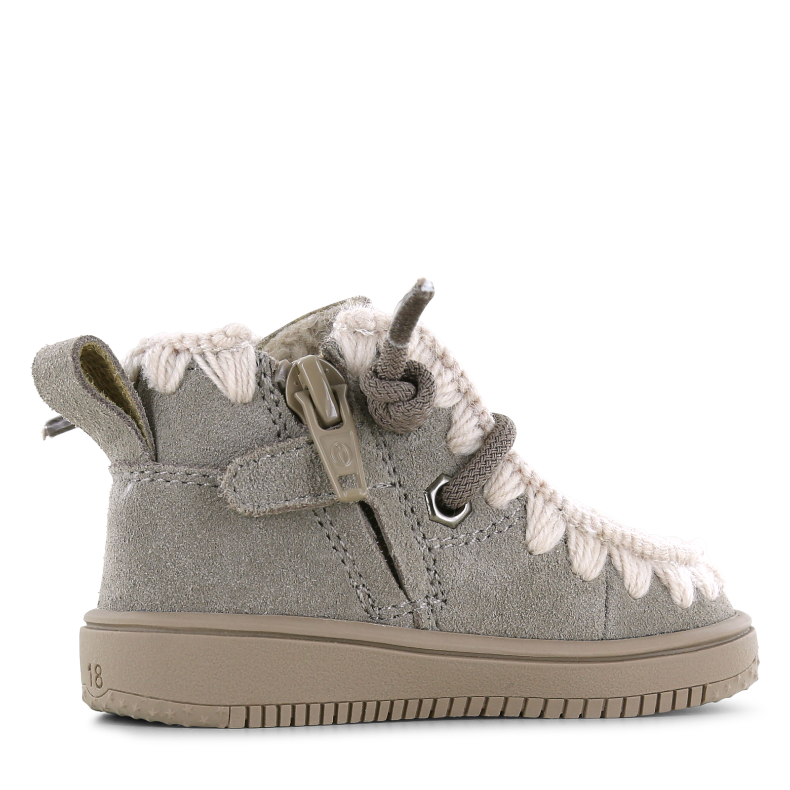 Shoesme taupefarbener Schuh mit Details