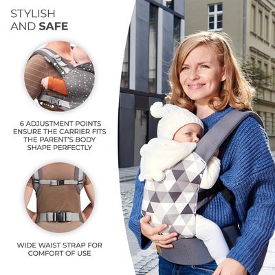 Kinderkraft NINO CONFETTI Bæresele, Denim