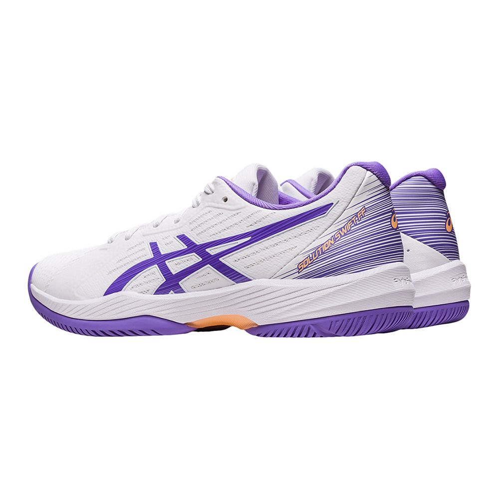 Asics SOLUTION SWIFT FF - Chaussures tennis Femme white/amethyst