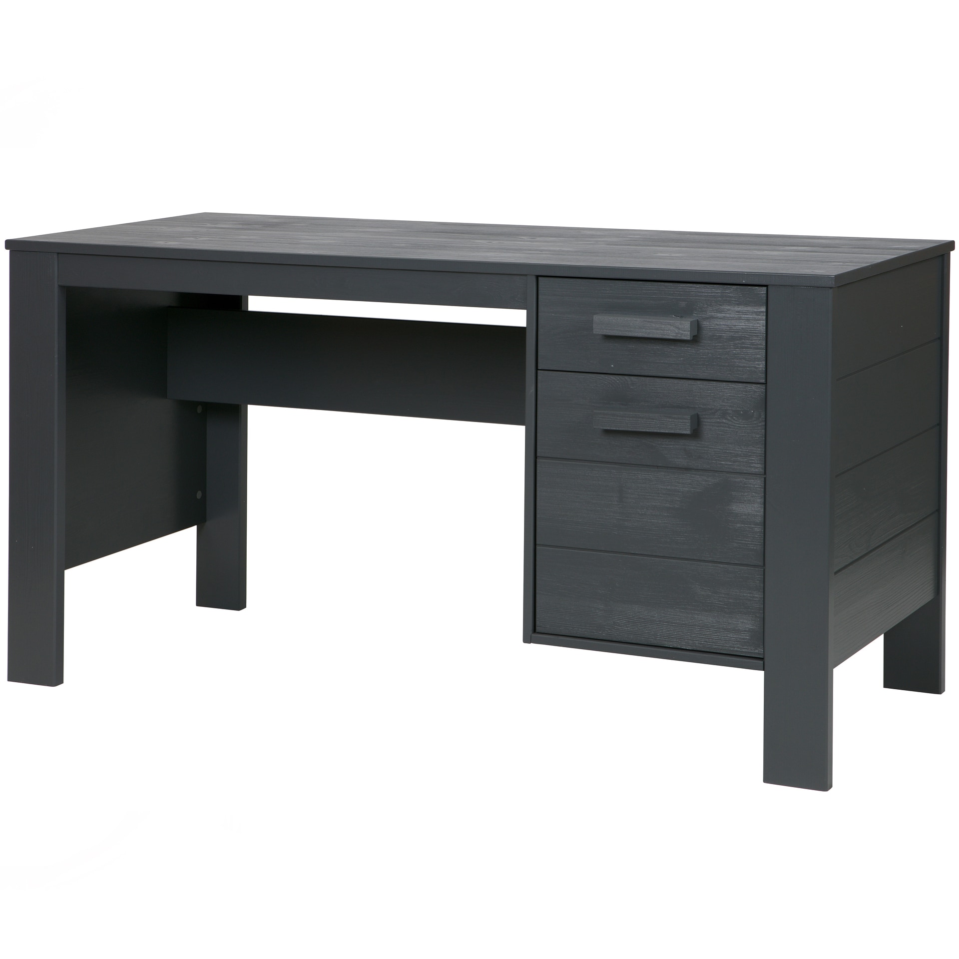 Schreibtisch DENNIS 141 x 74 cm dunkelgrau