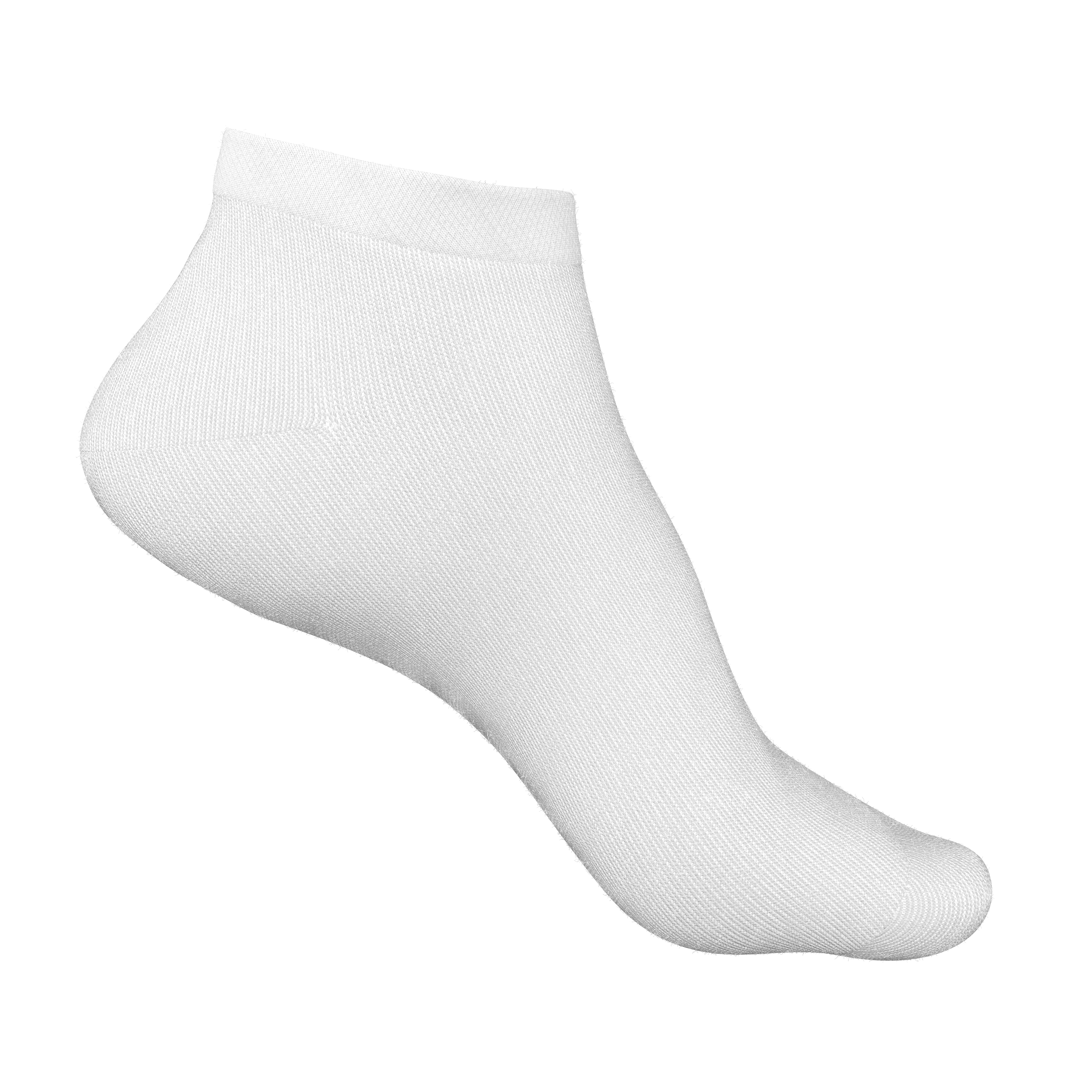 Sneaker Socken Grösse 43 - 46 10er Set weiss